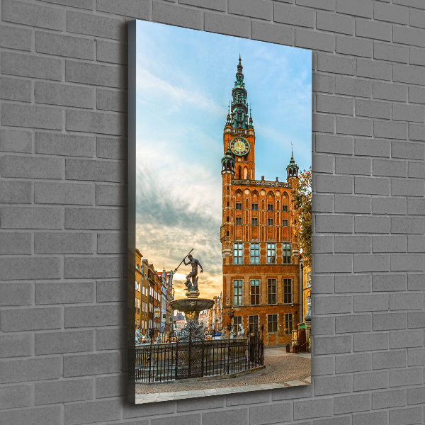 Canvas wall art Gdańsk Poland