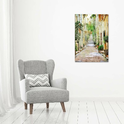 Canvas wall art Italian streets