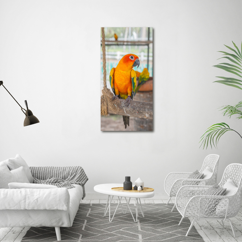 Canvas wall art Parrot