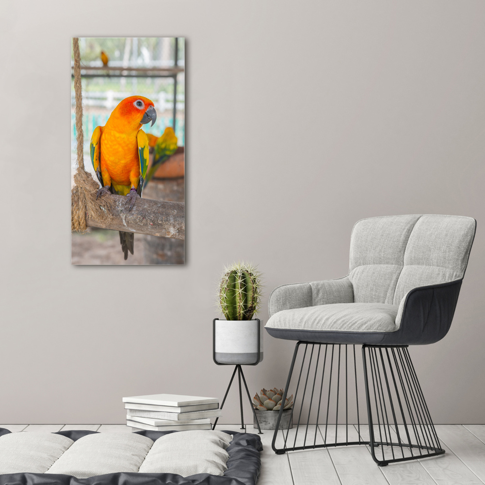 Canvas wall art Parrot