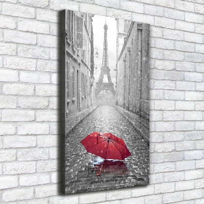 Canvas print France umbrella