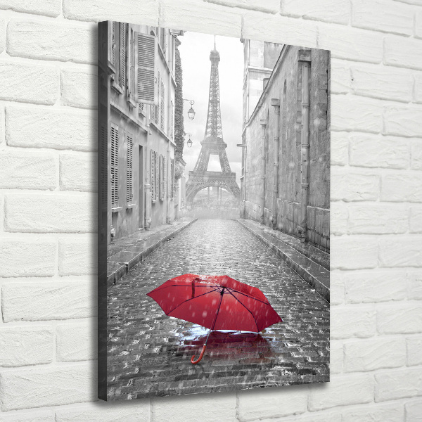 Canvas print France umbrella