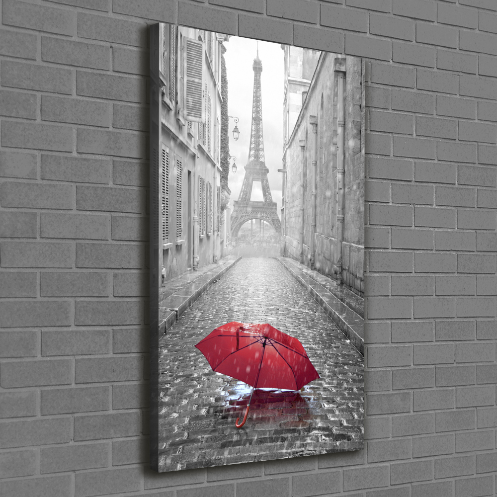 Canvas print France umbrella