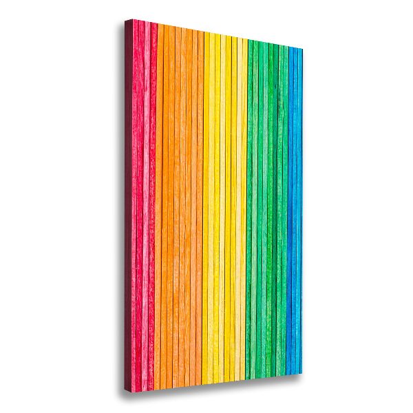 Picture canvas print Colorful stripes