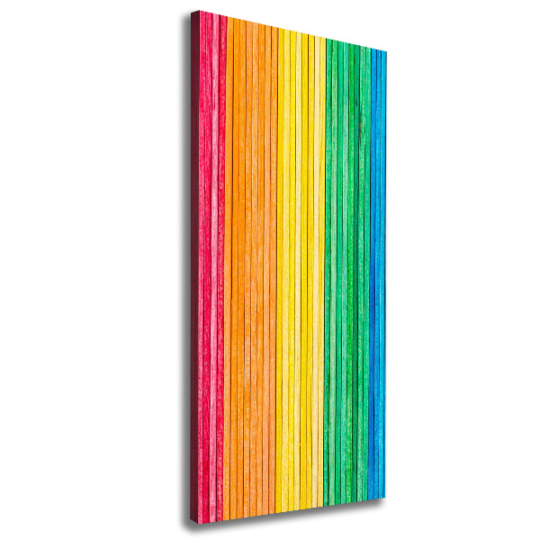 Picture canvas print Colorful stripes