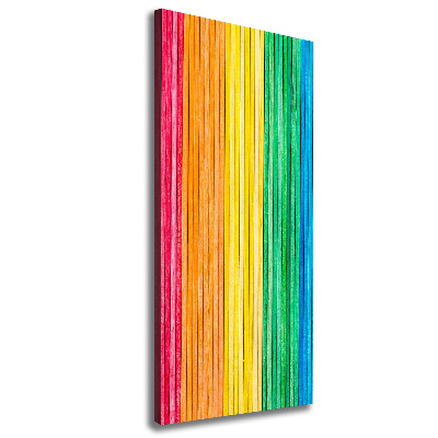 Picture canvas print Colorful stripes