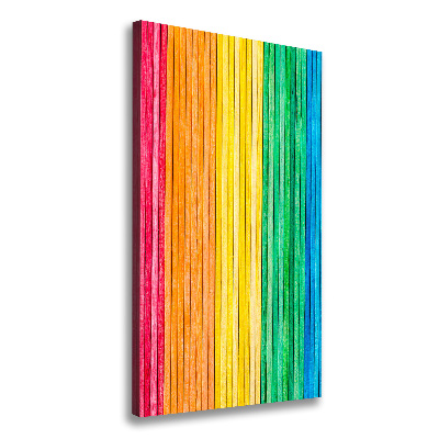 Picture canvas print Colorful stripes