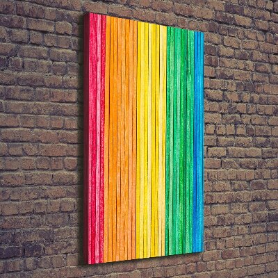 Picture canvas print Colorful stripes