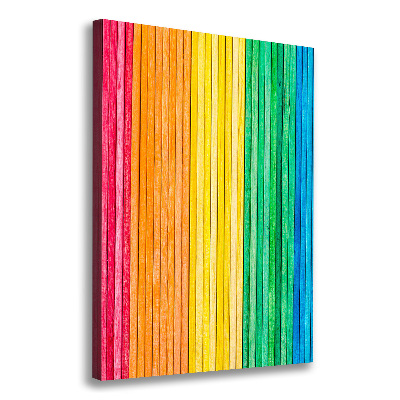 Picture canvas print Colorful stripes