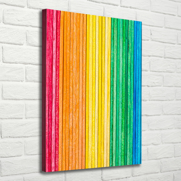 Picture canvas print Colorful stripes