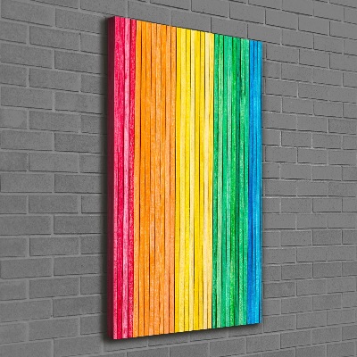 Picture canvas print Colorful stripes