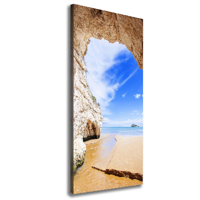 Canvas wall art Cave by the sea