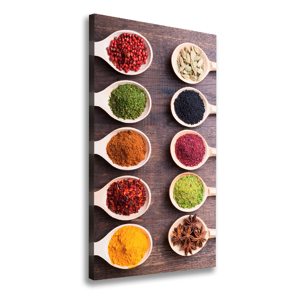 Picture canvas print Spices