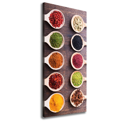 Picture canvas print Spices