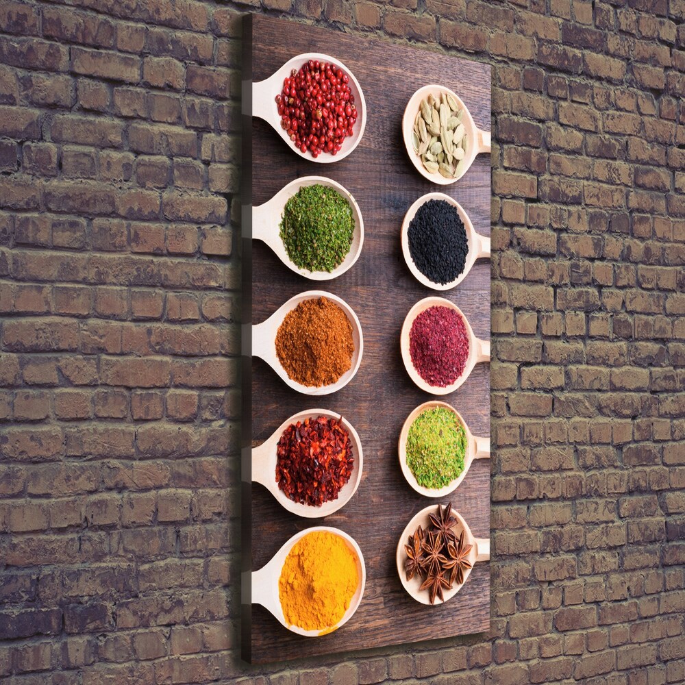 Picture canvas print Spices