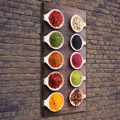 Picture canvas print Spices