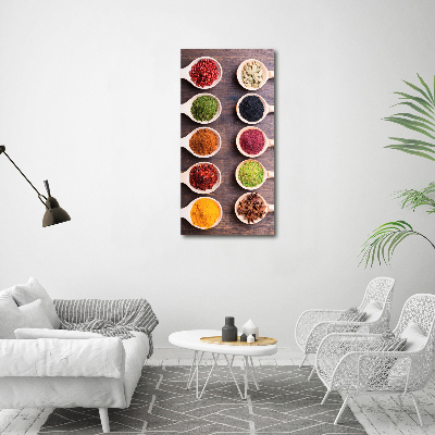 Picture canvas print Spices