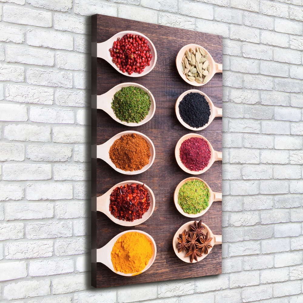 Picture canvas print Spices