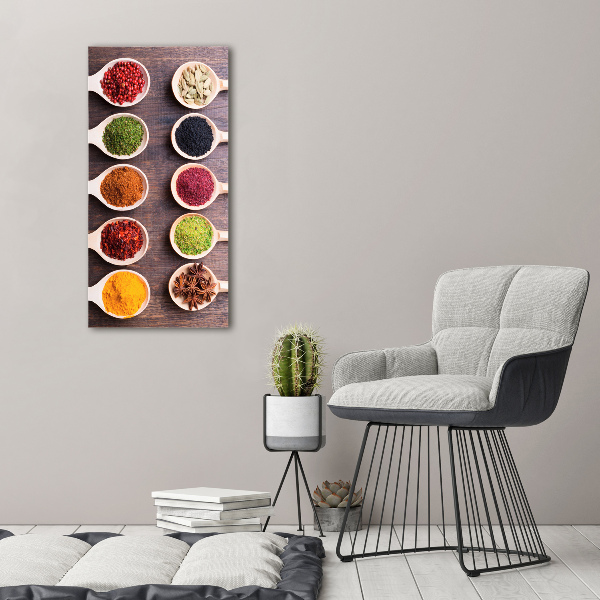 Picture canvas print Spices