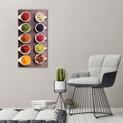 Picture canvas print Spices