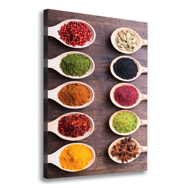 Picture canvas print Spices