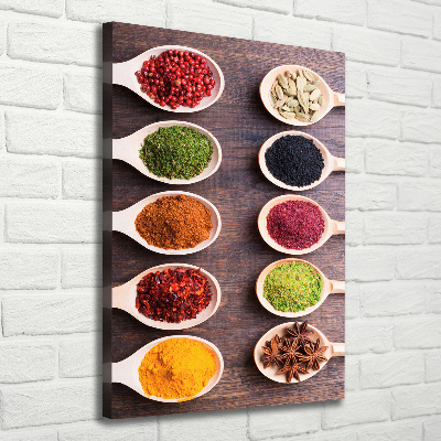 Picture canvas print Spices