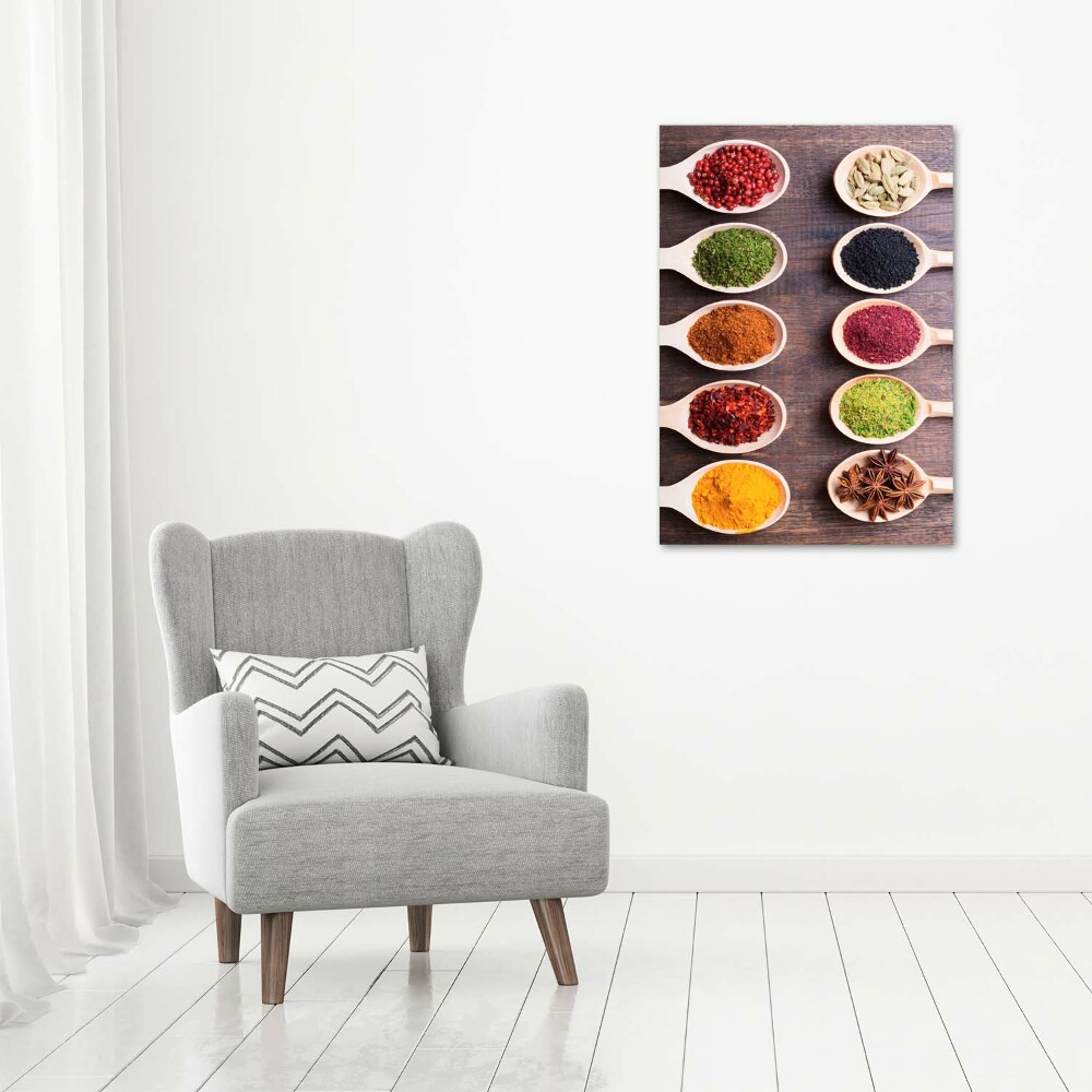 Picture canvas print Spices