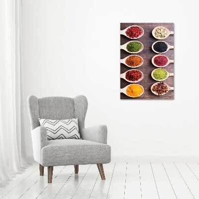 Picture canvas print Spices