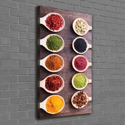 Picture canvas print Spices