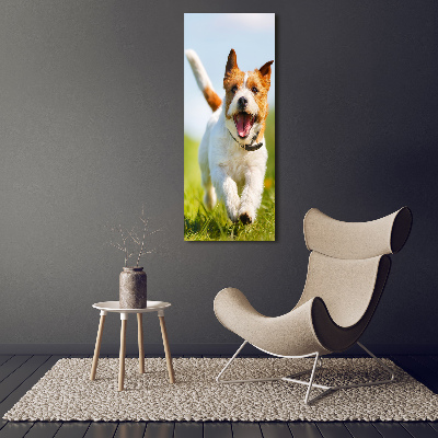 Large canvas wall art Jack Russell dog