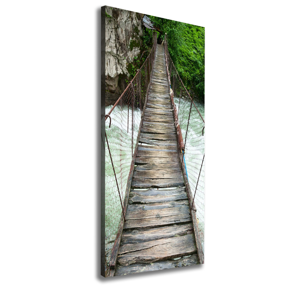 Canvas wall art Hanging bridge