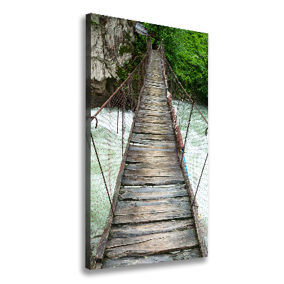 Canvas wall art Hanging bridge