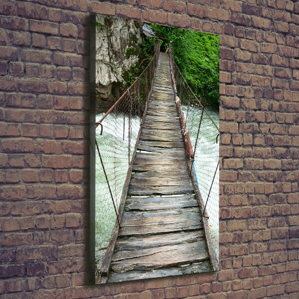 Canvas wall art Hanging bridge