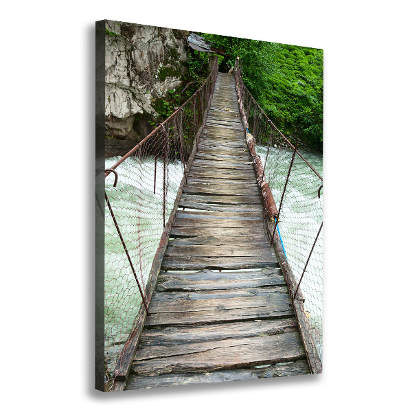 Canvas wall art Hanging bridge