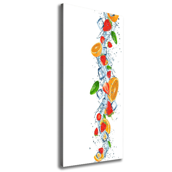 Wall art canvas Fruit and ice