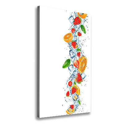 Wall art canvas Fruit and ice