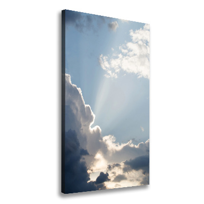 Large canvas wall art Clouds in the sky