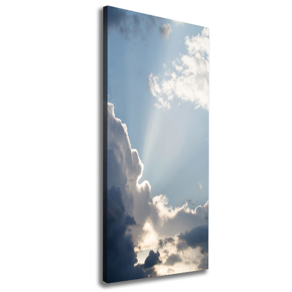 Large canvas wall art Clouds in the sky