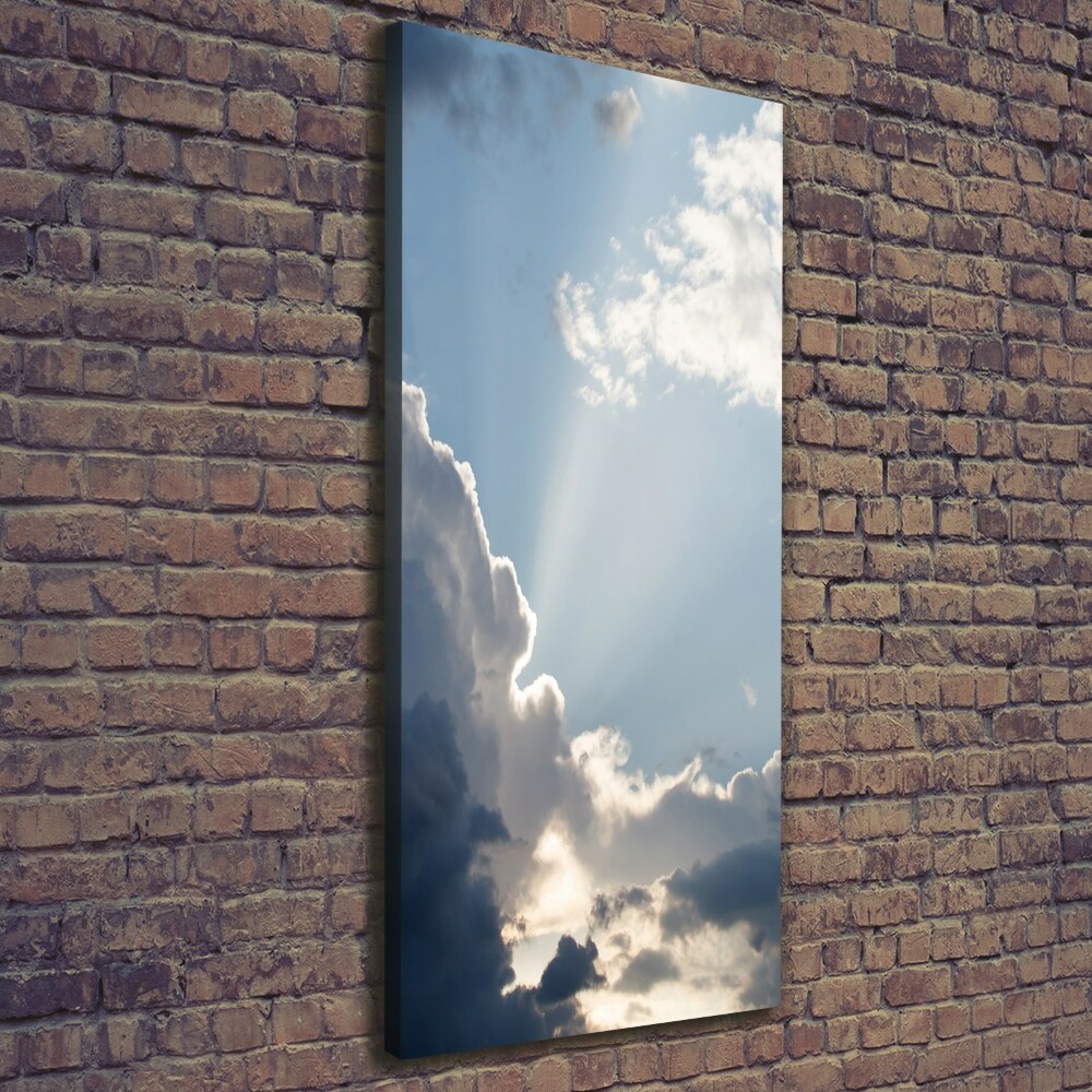 Large canvas wall art Clouds in the sky