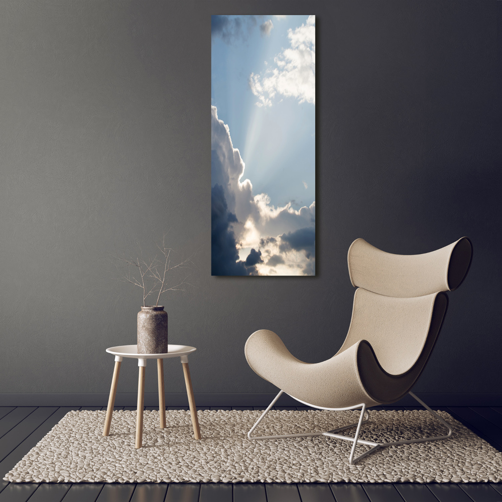 Large canvas wall art Clouds in the sky