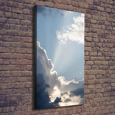 Large canvas wall art Clouds in the sky