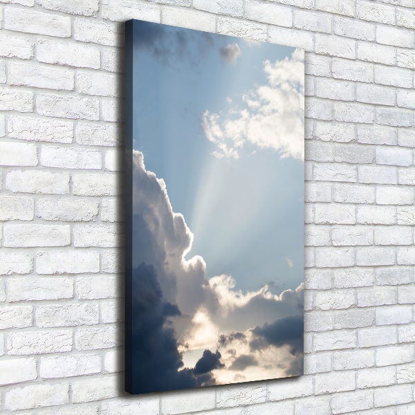 Large canvas wall art Clouds in the sky