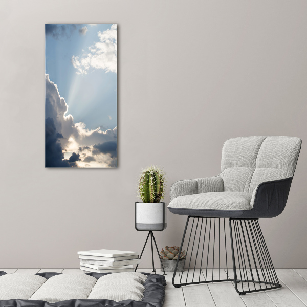 Large canvas wall art Clouds in the sky