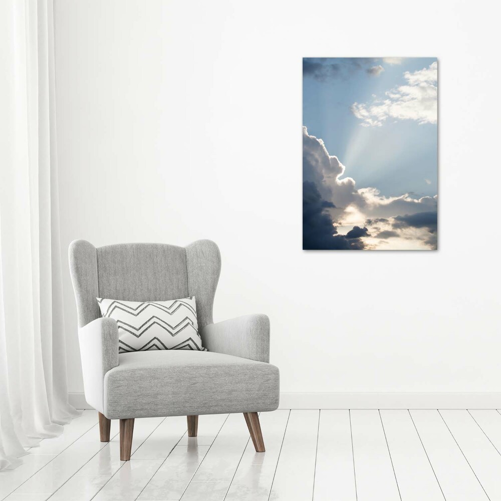 Large canvas wall art Clouds in the sky