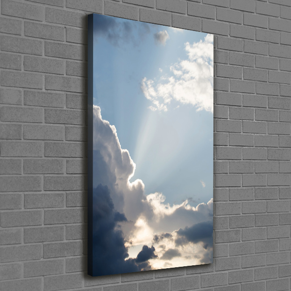 Large canvas wall art Clouds in the sky