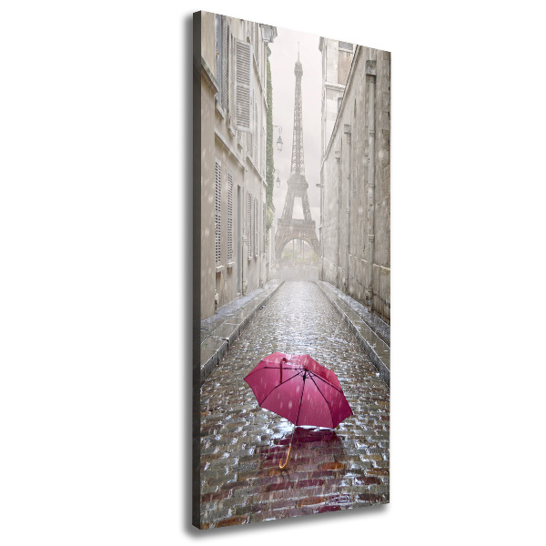 Large canvas wall art France umbrella