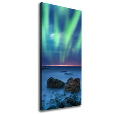 Large canvas wall art Northern lights