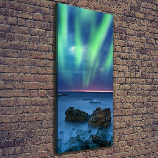 Large canvas wall art Northern lights