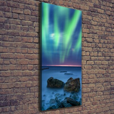 Large canvas wall art Northern lights