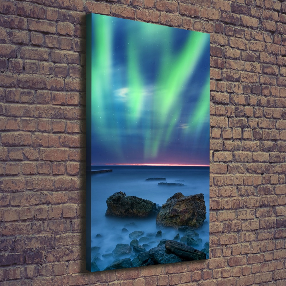 Large canvas wall art Northern lights